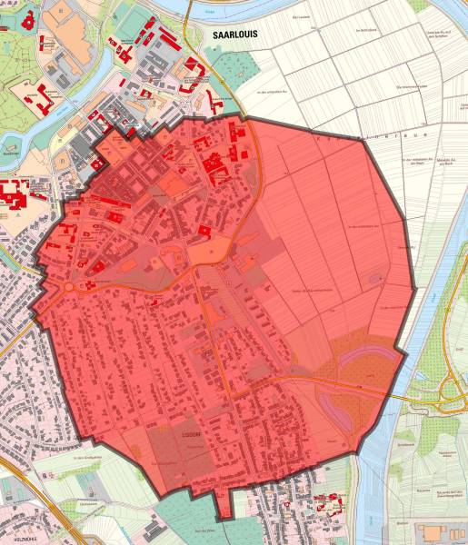 Evakuierungsmaßnahme Innenstadt Saarlouis